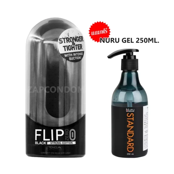 Tenga Flip Zero Black Free Nuru Gel